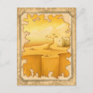 Postal Vintage Old Fashion Adventure Art