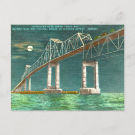 Postal Vintage Old Sunshine Skyway
