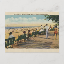 Postal Vintage Ontario Beach Park Rochester Post Card