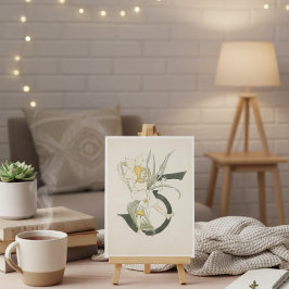 Postal Vintage Ottilia Adelborg Floral Número - 5