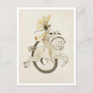 Postal Vintage Ottilia Adelborg Número de Floral - 6