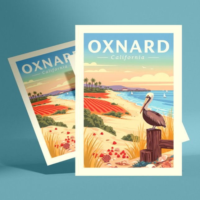 Postal Vintage Oxnard California (Subido por el creador)