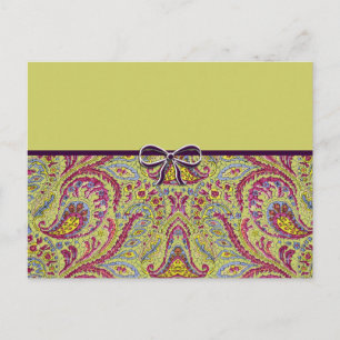 Postal Vintage Paisley