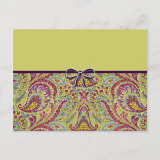Postal Vintage Paisley