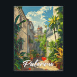Postal Vintage Palermo<br><div class="desc">Captura el encanto eterno de Palermo,  Italia con esta hermosa postal vintage. Esta postal cuenta con una impresionante imagen vintage de la ciudad,  perfecta para enviar un toque de nostalgia a sus seres queridos. ¡No te pierdas esta pieza única de recuerdos de viaje!</div>