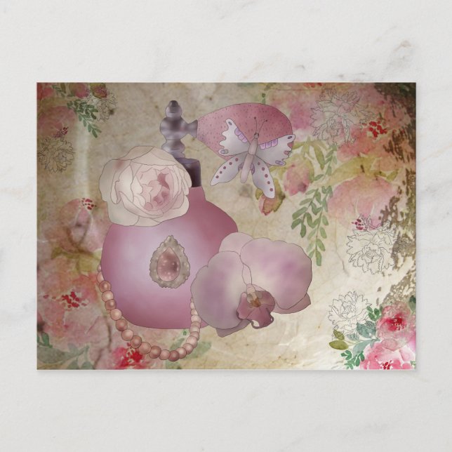 Postal Vintage Parfüm (Anverso)