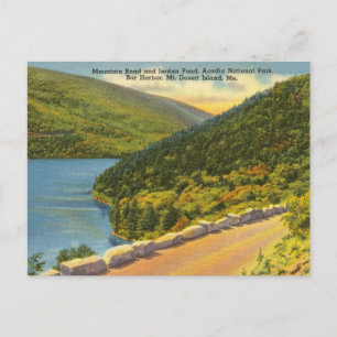 Postal Vintage, Parque Nacional Acadia, Isla del Desierto