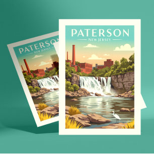Postal Vintage Paterson New Jersey