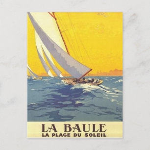 Postal Vintage Pays de la Loire , La Baule, Francia -