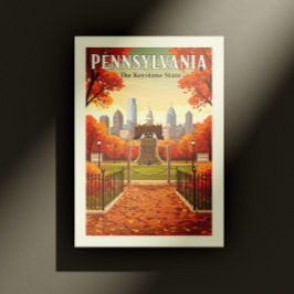 Postal Vintage Pennsylvania