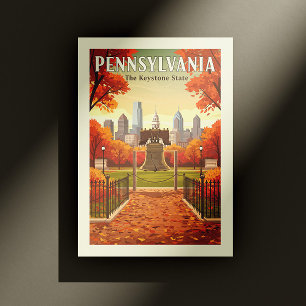 Postal Vintage Pennsylvania