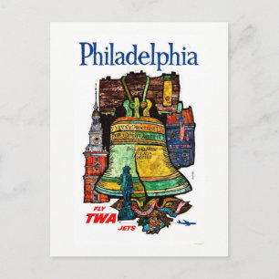 Postal Vintage Pennsylvania Philadelphia Liberty Bell