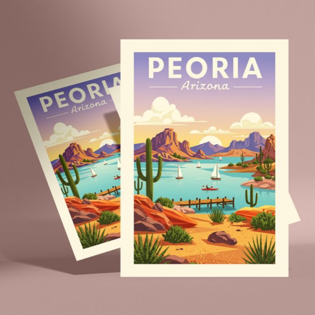 Postal Vintage Peoria Arizona (Subido por el creador)