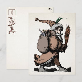 Postal Vintage Pere Fouettard