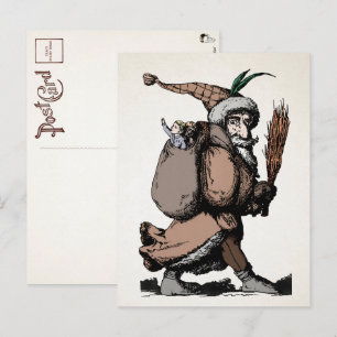 Postal Vintage Pere Fouettard