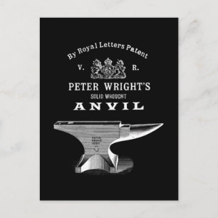 Postal Vintage Peter Wright Anvil Blacksmithing