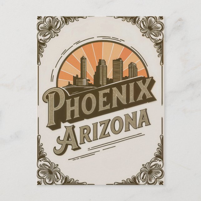 Postal Vintage Phoenix Arizona (Anverso)