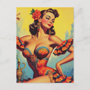 Postal Vintage Pin Up