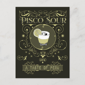 Postal Vintage Pisco Sour