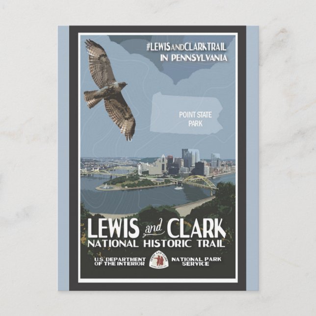 Postal Vintage Pittsburgh Pennsylvania (Anverso)