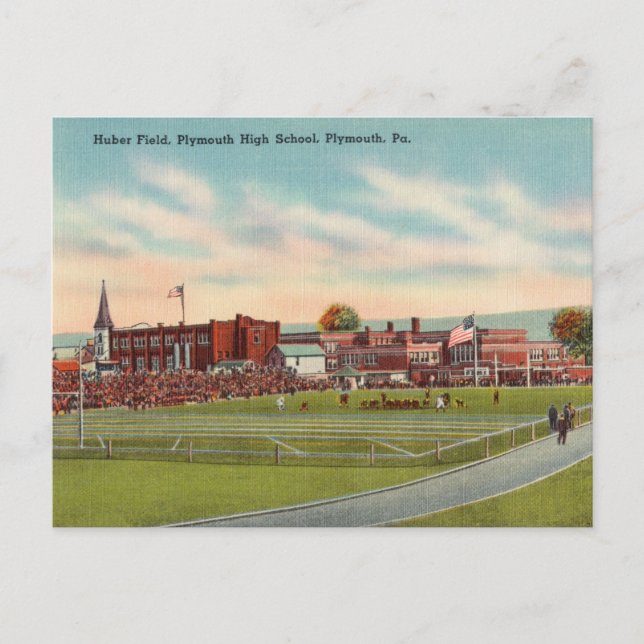 Postal Vintage Plymouth Pennsylvania (Anverso)