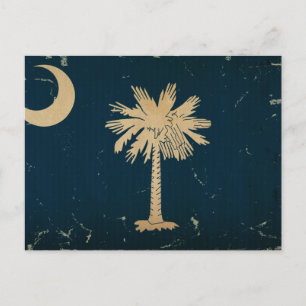 Postal VINTAGE.png, bandera del estado de Carolina del Su