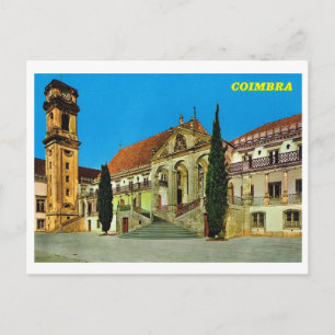 Postal Vintage Portugal, monasterio de Coimbra