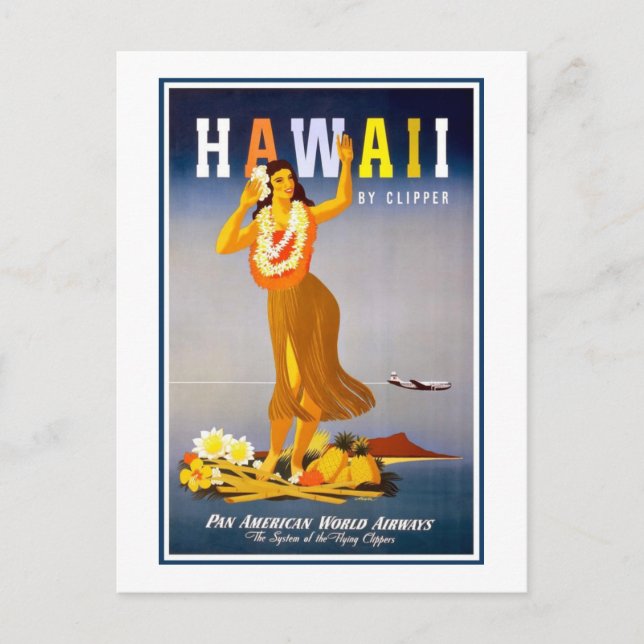 Postal Vintage postcard-Hawaii (Anverso)