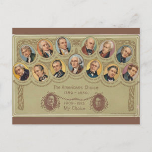 Postal Vintage President of the United States of America