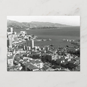 Postal Vintage Principado de Mónaco puerto Monte Carlo