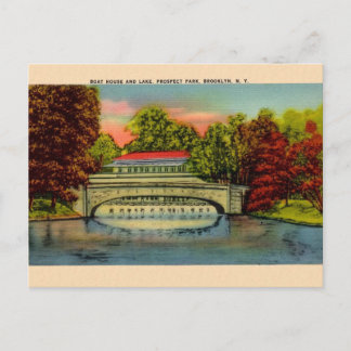 Postal Vintage Prospect Park Brooklyn NY Postcard