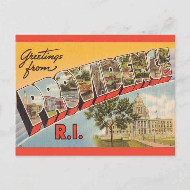 Postal Vintage Providence RI  (Anverso)