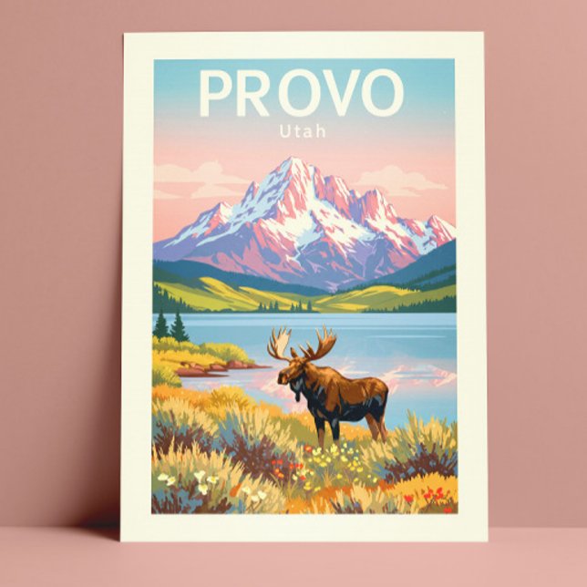 Postal Vintage Provo Utah (Subido por el creador)