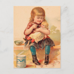 Postal Vintage : publicidad de bebidas -