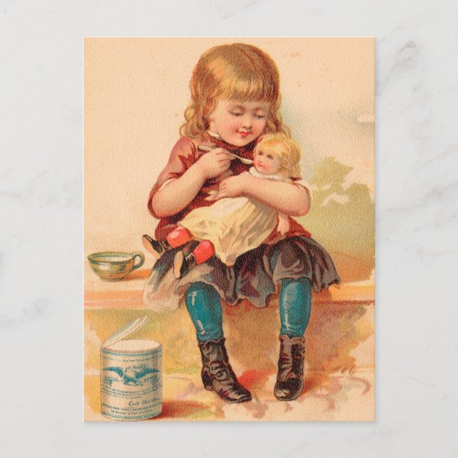 Postal Vintage : publicidad de bebidas - (Anverso)