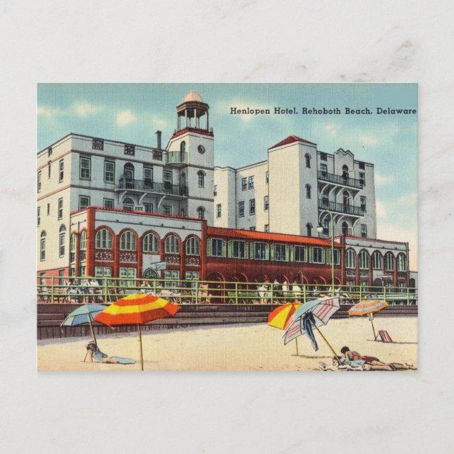 Postal Vintage, Rehoboth Beach, Delaware (Anverso)