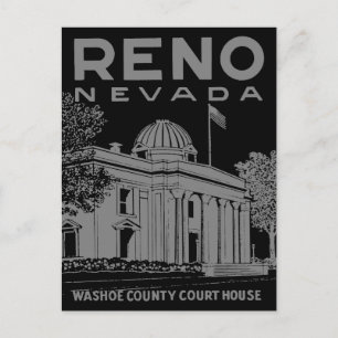 Postal Vintage Reno Nevada