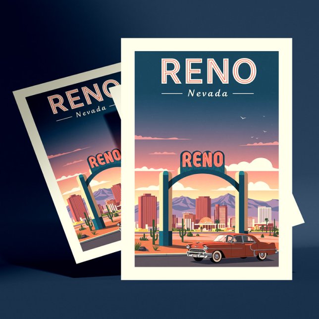 Postal Vintage Reno Nevada (Subido por el creador)