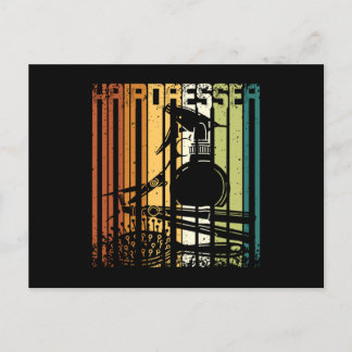 Postal Vintage Retro Hairdresser