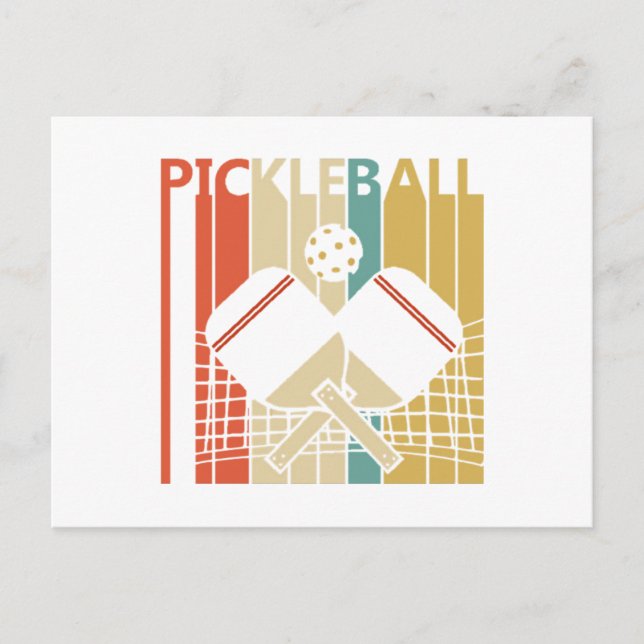 Postal Vintage Retro Pickleball  (Anverso)