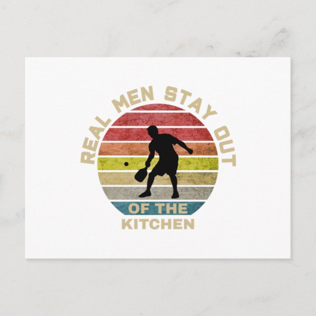 Postal Vintage Retro Pickleball Funny (Anverso)