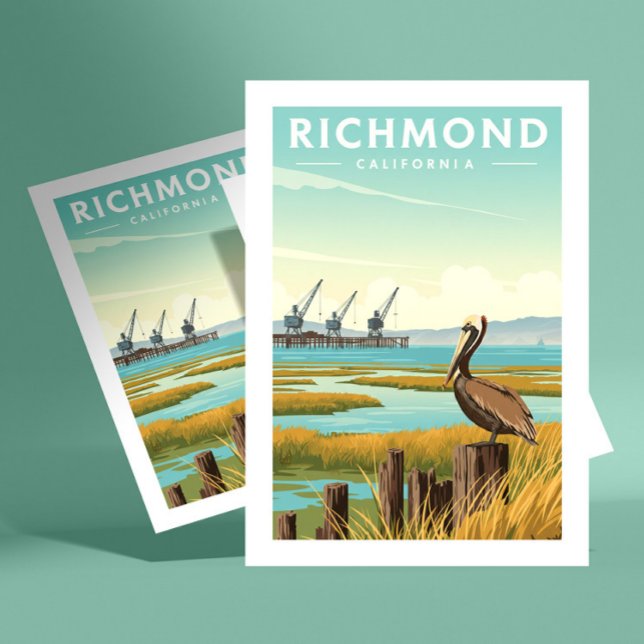 Postal Vintage Richmond California (Subido por el creador)