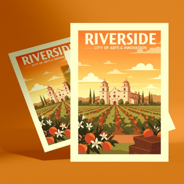 Postal Vintage Riverside (Subido por el creador)