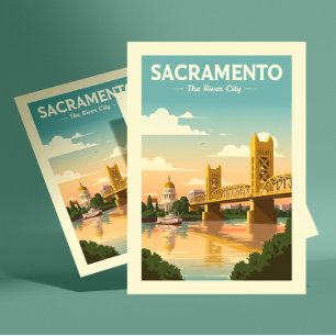 Postal Vintage Sacramento