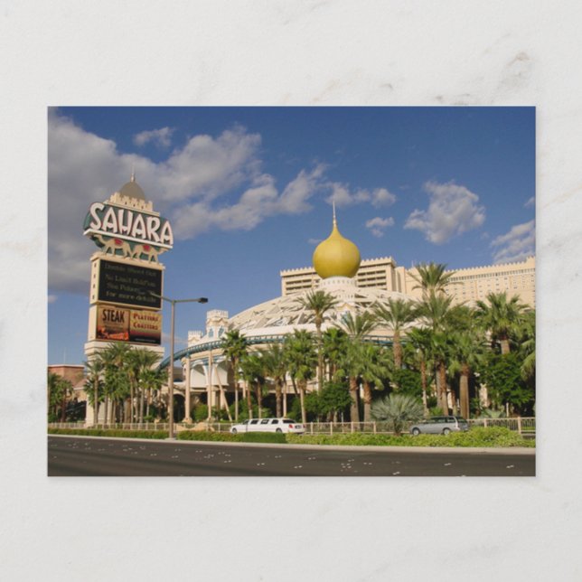 Postal Vintage Sahara Hotel Las Vegas (Anverso)