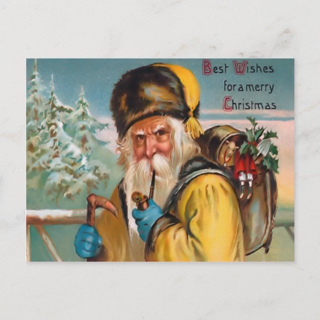 Postal Vintage Saint Nick Postcard (Anverso)