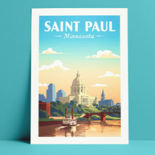 Postal Vintage Saint Paul Minnesota
