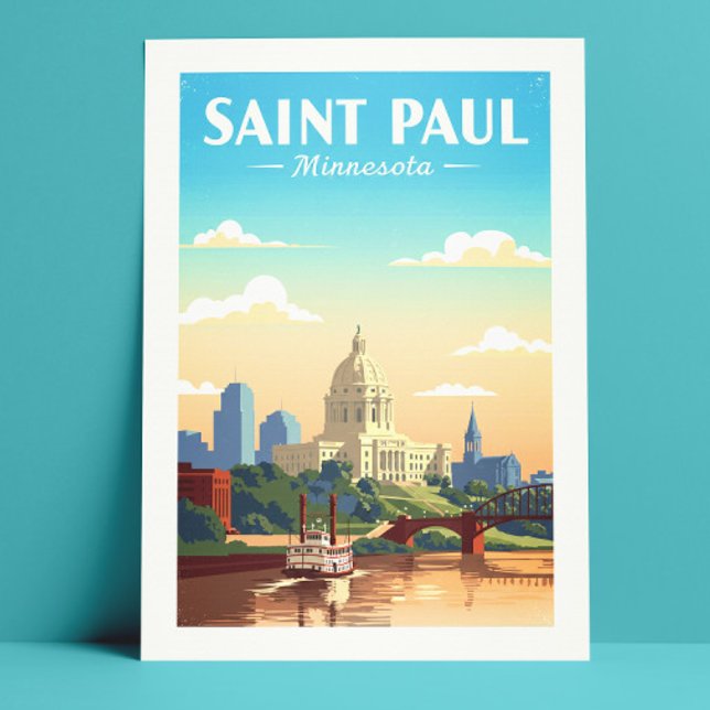 Postal Vintage Saint Paul Minnesota (Subido por el creador)