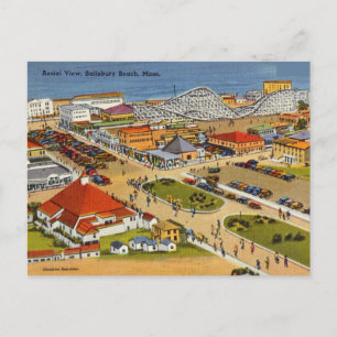 Postal Vintage Salisbury Beach, Massachusetts