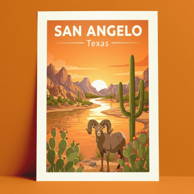 Postal Vintage San Angelo Texas (Subido por el creador)